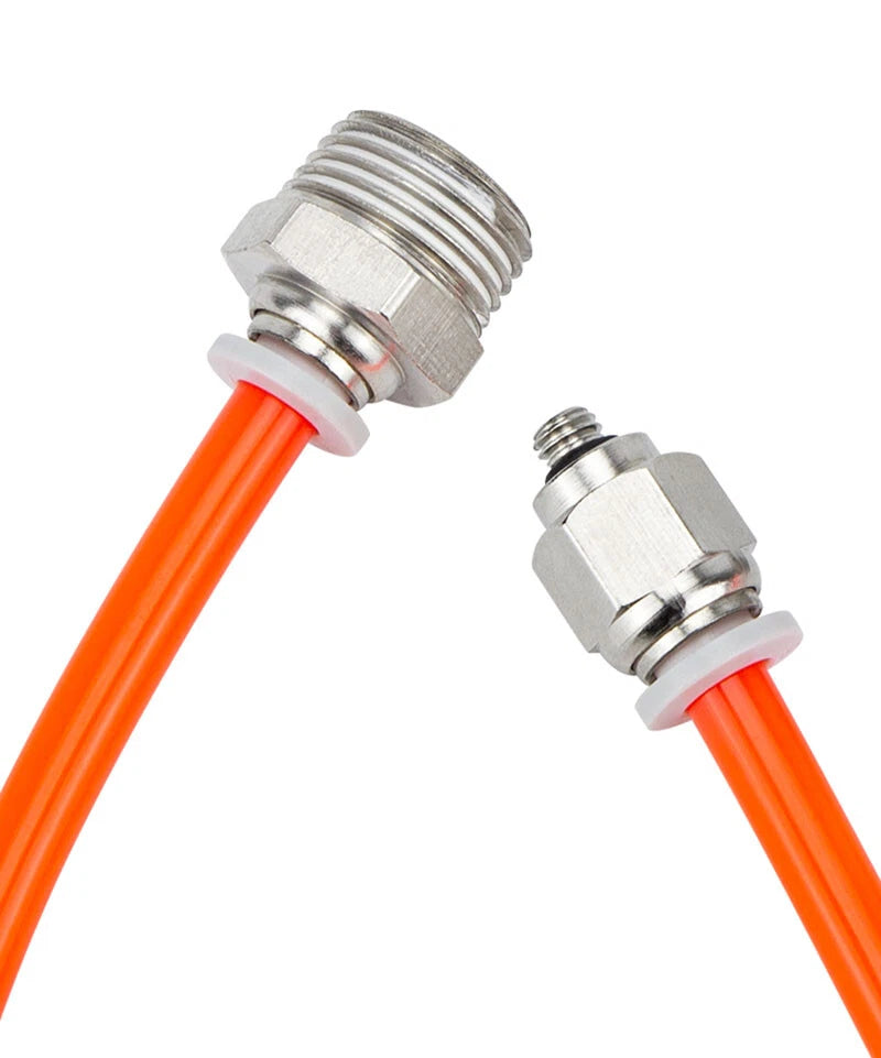 Straight Male Stud Push-to-Connect Pneumatic Fitting for Air & Water Hose