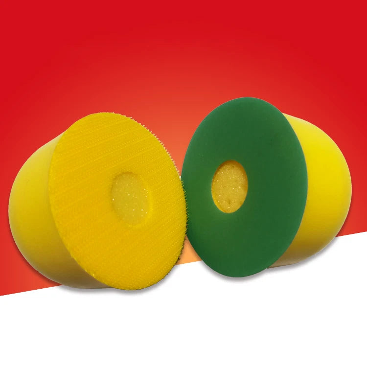 Mouse‑Shaped Hand Sanding Block — Ergonomic Foam Grip with Hook & Loop Base for Standard Sanding Discs