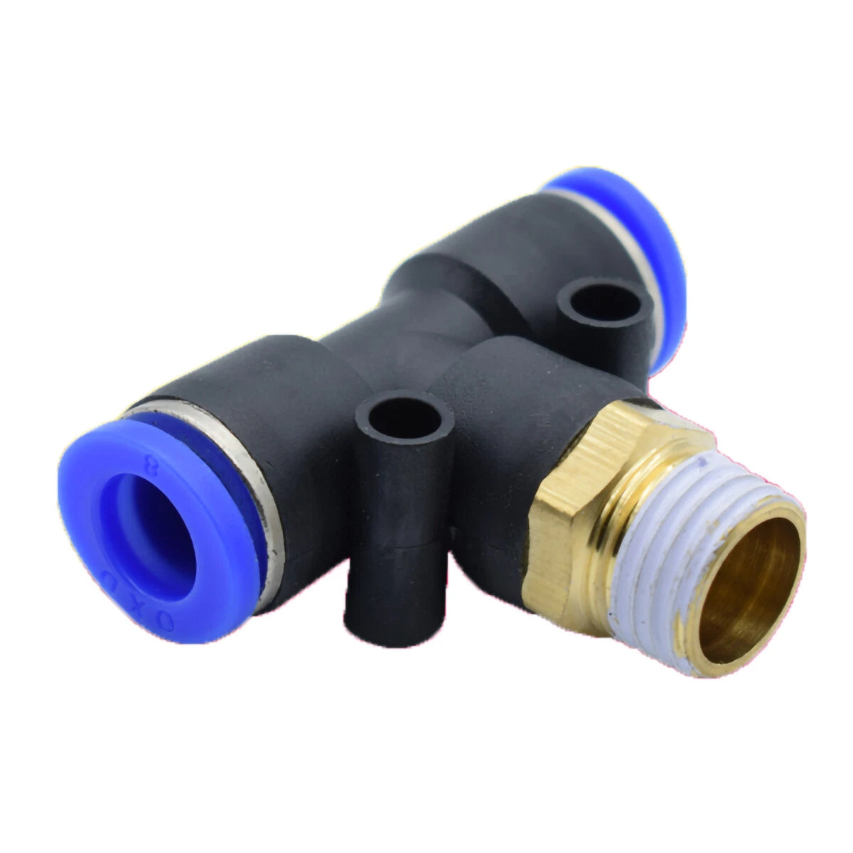 Pneumatic Push-In Fittings | Air & Water Hose Quick-Release Tube Connectors