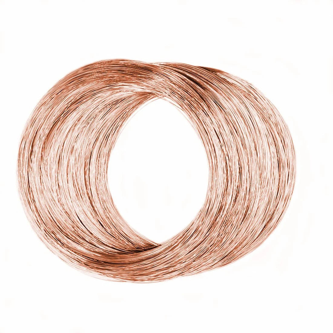 1M Round Copper Wire Solid 0.2-4.5mm Bendable Metal Wire Jewellery Craft Making