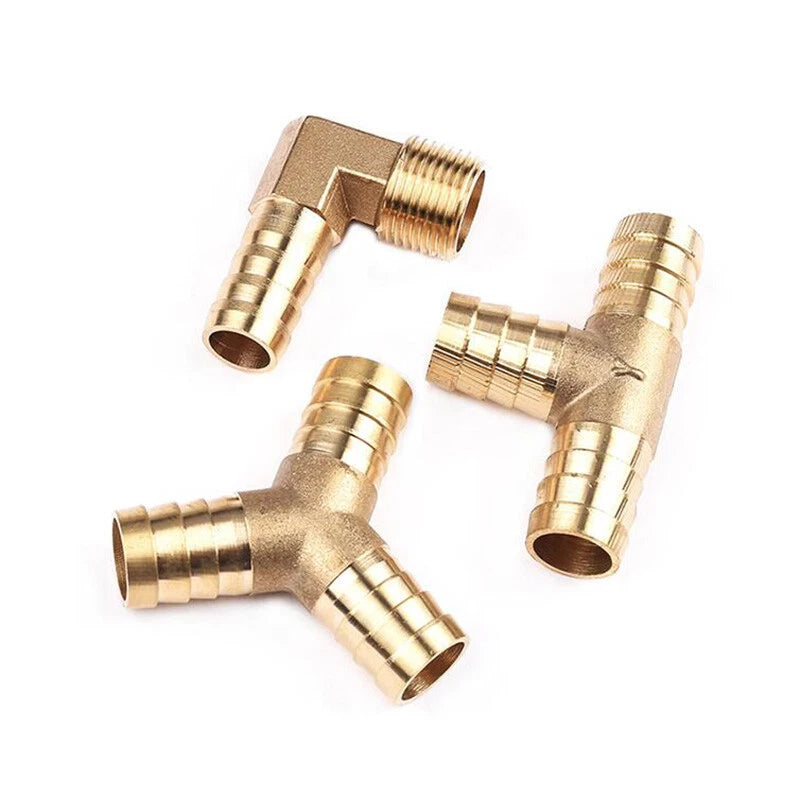 BSP Hose Barb Fittings — Y-Piece, T-Piece, Straight & Elbow Connectors