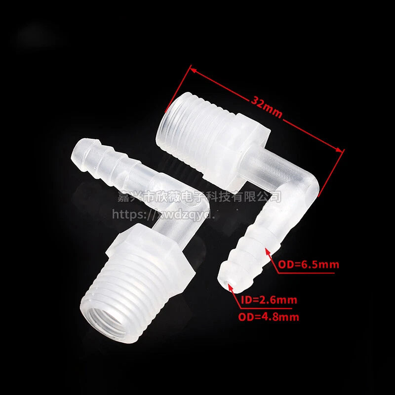 Plastic Hose Pipe Connector Reducing Fitting Plastic Barbed Fuel Water Vacuum