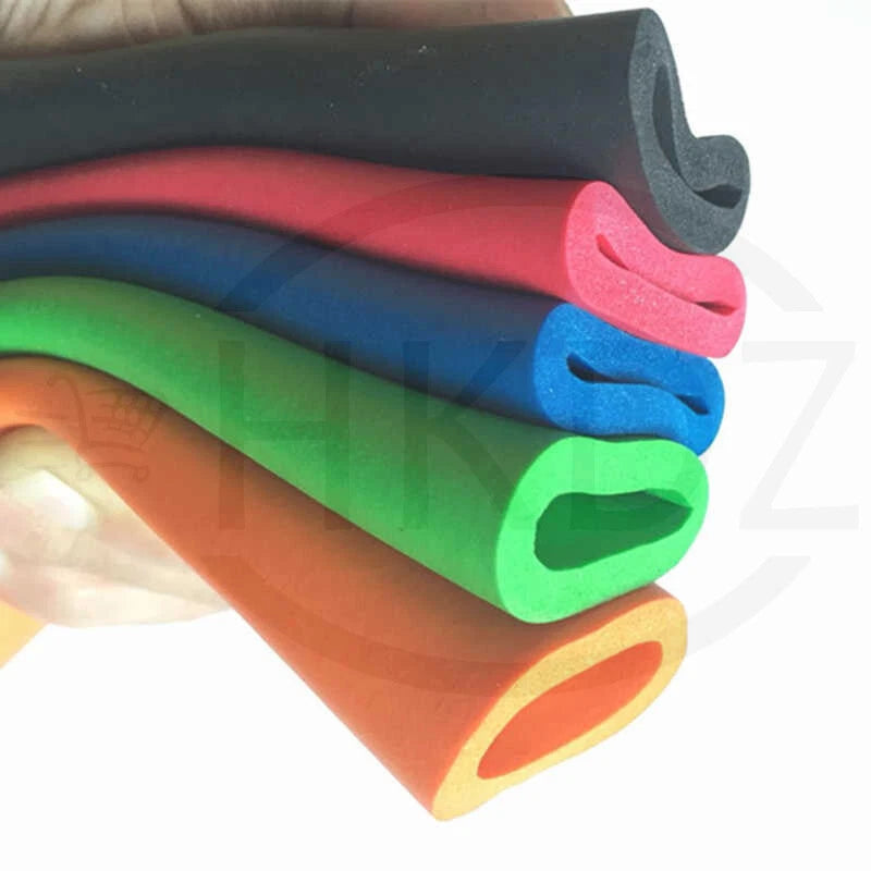 Fitness Equipment Handle Bar Thermal Insulation NBR Rubber Pipe Sponge Foam Tube
