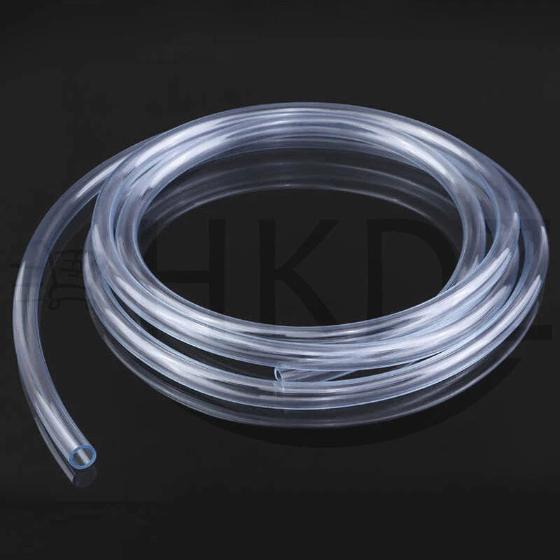 Clear PVC Hose Pipe Tube – Flexible Plastic Tubing for Water, Air, Pond & Aquarium