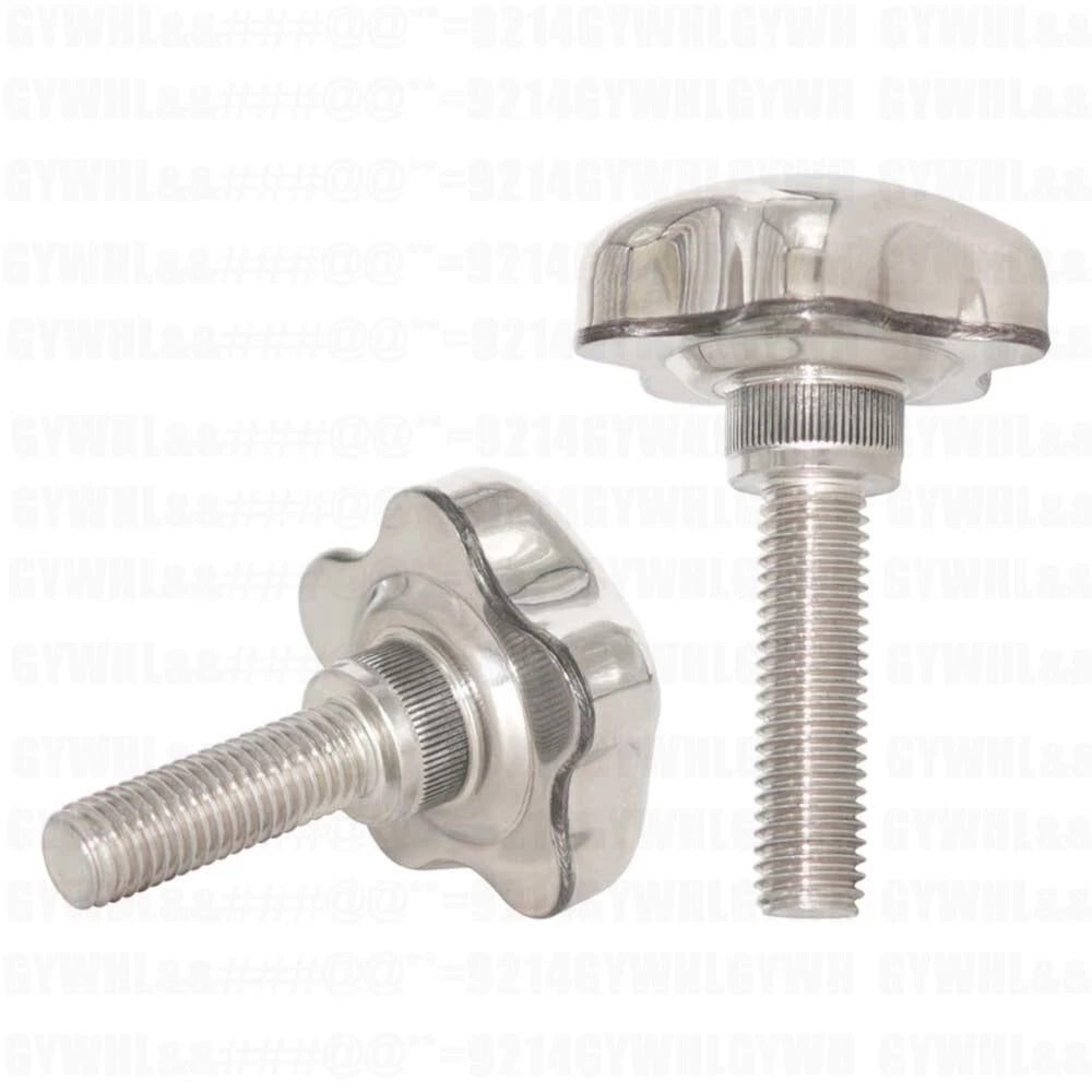 Thread Star Knobs Clamping Knob Grip Stainless Knurled Thumb Handle Knobs Screws