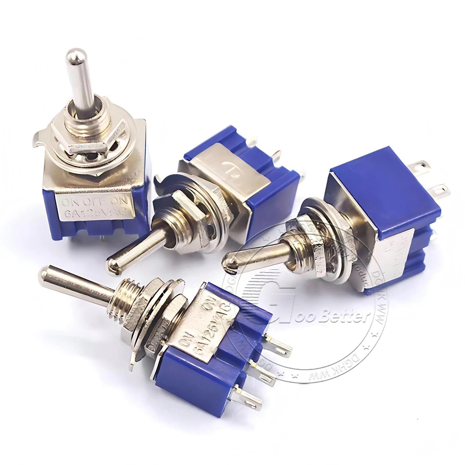 Miniature Toggle Switch — SPST/SPDT, 2–12 Pin, MTS/E-TEN/RLS Series, 79 Types