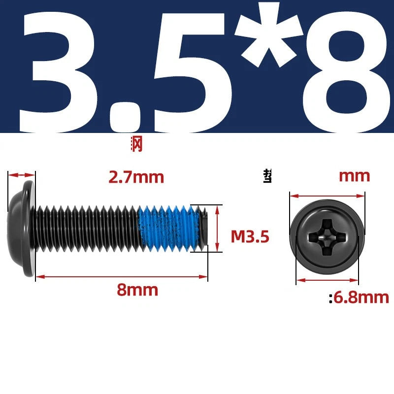 M2–M6 Flanged Button Head Screws – Carbon Steel, Phillips Drive, Nickel or Black Zinc Plated