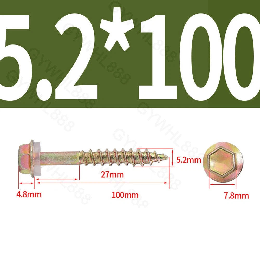 410 & A2 Stainless Hex Head Self‑Drilling Tek Screws – for Metal Roofing & Sheeting