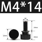 M3 M4 Anodized Aluminum Thumb Screws — Knurled Head Hand Bolts for PC Case, Fishing Rigs & DIY Projects