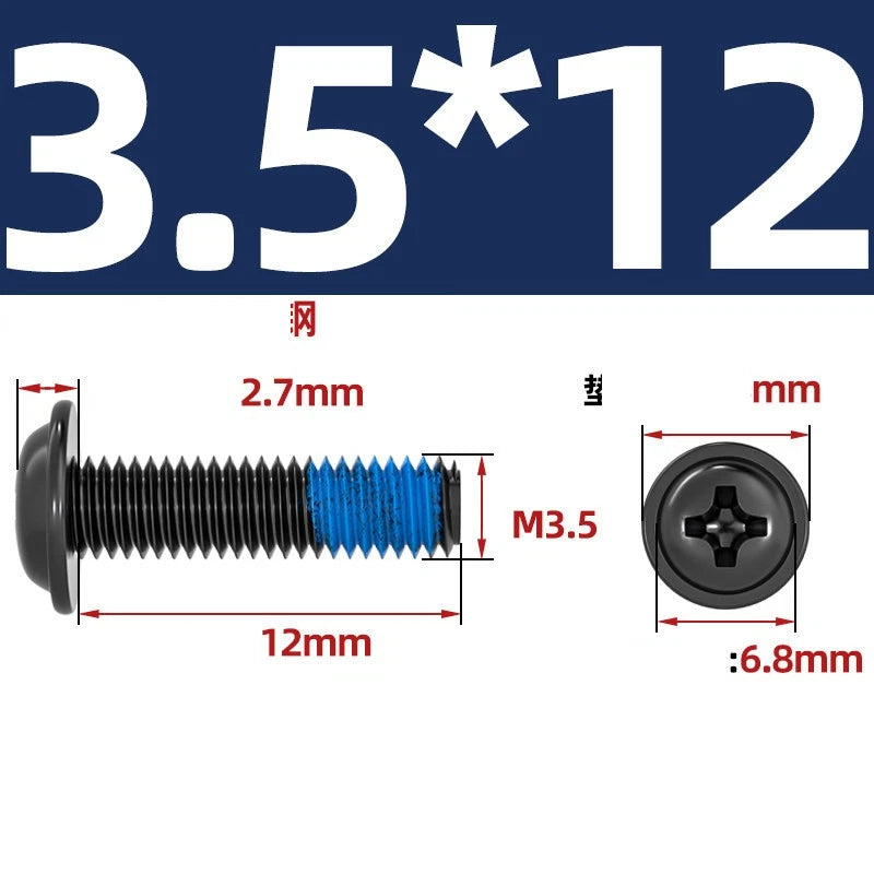 M2–M6 Flanged Button Head Screws – Carbon Steel, Phillips Drive, Nickel or Black Zinc Plated