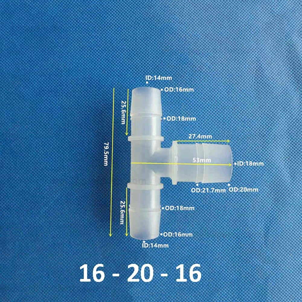 Plastic Barbed Hose Connectors — T-Piece, Elbow & Straight Fittings for Air & Water Lines