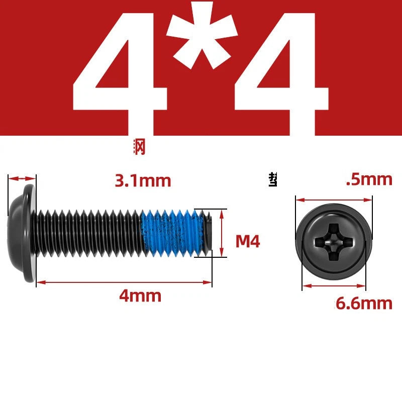 M2–M6 Flanged Button Head Screws – Carbon Steel, Phillips Drive, Nickel or Black Zinc Plated
