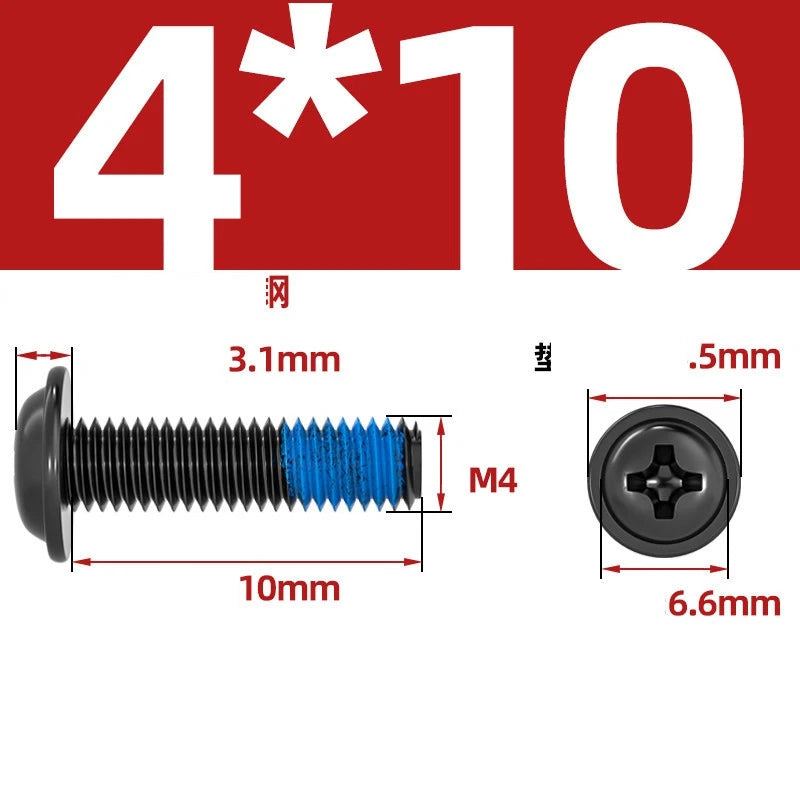 M2–M6 Flanged Button Head Screws – Carbon Steel, Phillips Drive, Nickel or Black Zinc Plated