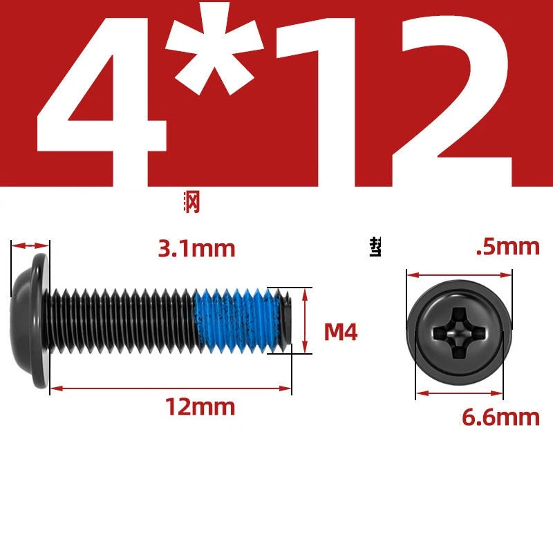 M2–M6 Flanged Button Head Screws – Carbon Steel, Phillips Drive, Nickel or Black Zinc Plated