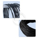 Black Food Grade Silicone Capillary Tube — ID 0.3mm to 4mm, Soft Rubber Hose, 10 Meter