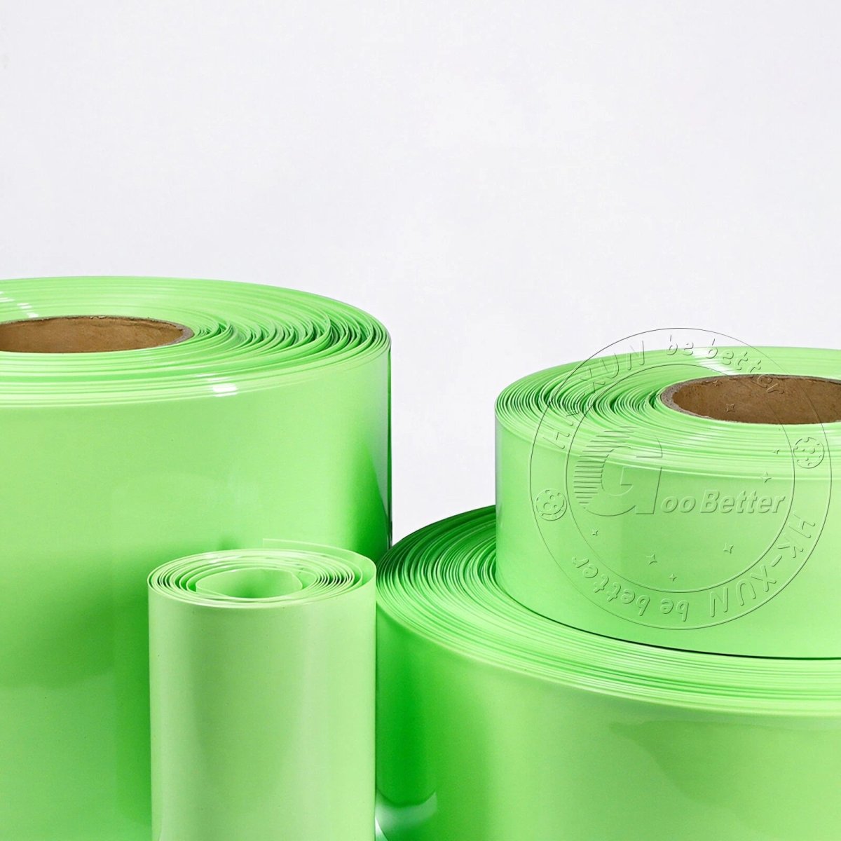 Fruit Green PVC Heat Shrink Tubing for RC Battery Packs — 15mm to 400mm Wide - HomeDIYer