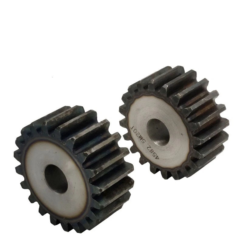 Spur Gear C45 Steel 12 Tooth - 160 Tooth Motor Pinion Flat 1M 1.5M 2M 2.5M 3M 4M