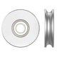 OD 30-80mm Aluminum U Groove Slide Gate, Pulley Wheels PU Round Belt 6/8mm Width