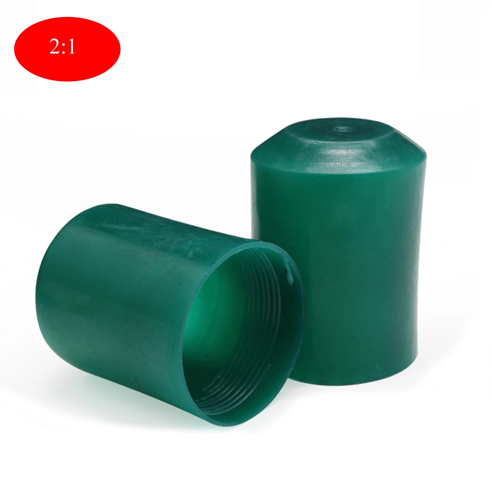 Heat Shrink End Caps with Adhesive Glue Lined — 8mm to 130mm, 2:1 Ratio, 35KV Rated