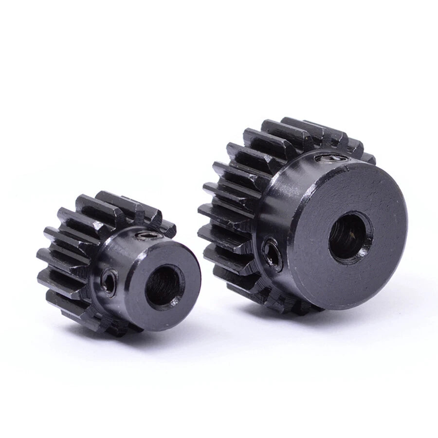 1 Mod 45# Steel Pinion Spur Gears 12-120 Teeth 5-16mm Bore With Screw Hard Tooth