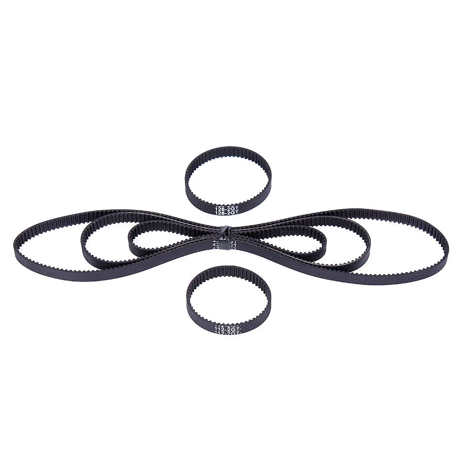 2GT Closed Loop Timing Belt – 10mm Wide, Perimeter 98mm to 200mm