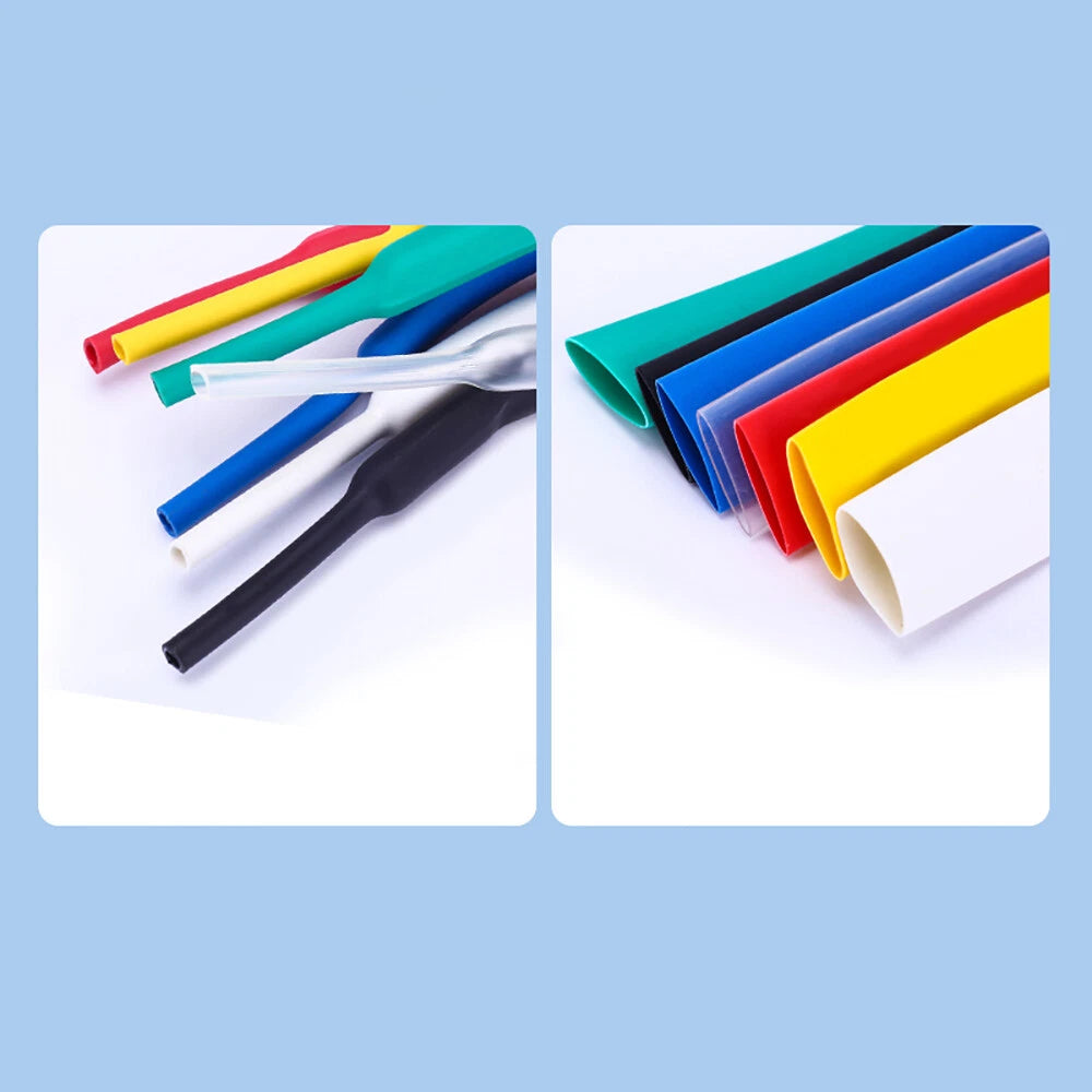 60mm Heat Shrink Tubing 2:1 Ratio — Color-Coded Electrical Cable Wire Wrap Sleeve