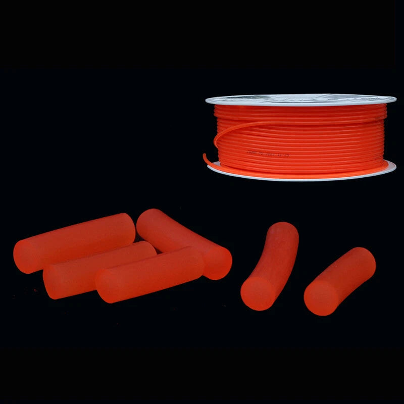 Round Polyurethane Drive Belting — PU Conveyor Belt Strip, 2mm–18mm Dia, Red & Green