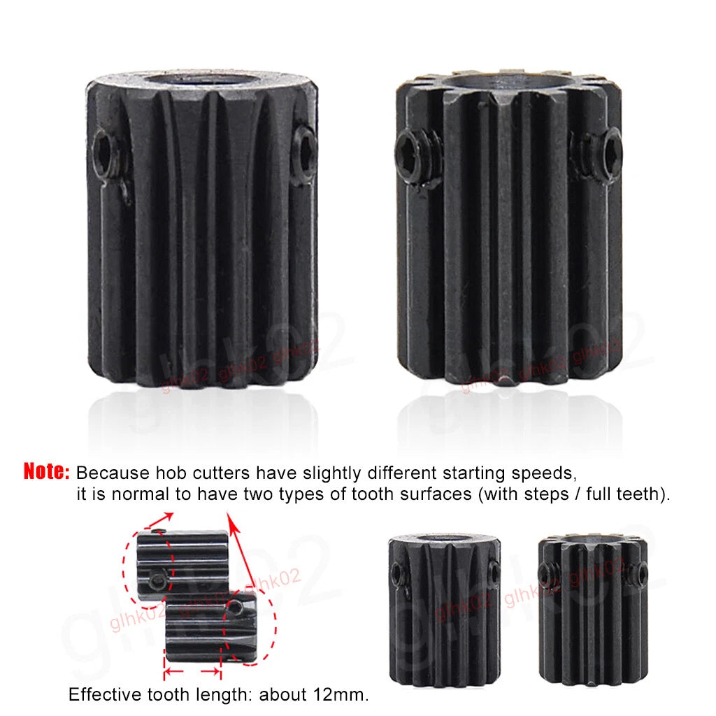30T Mod1 Steel Pinion Gear With Set Screw 5-17mm Bore Straight Tooth Spur Gears