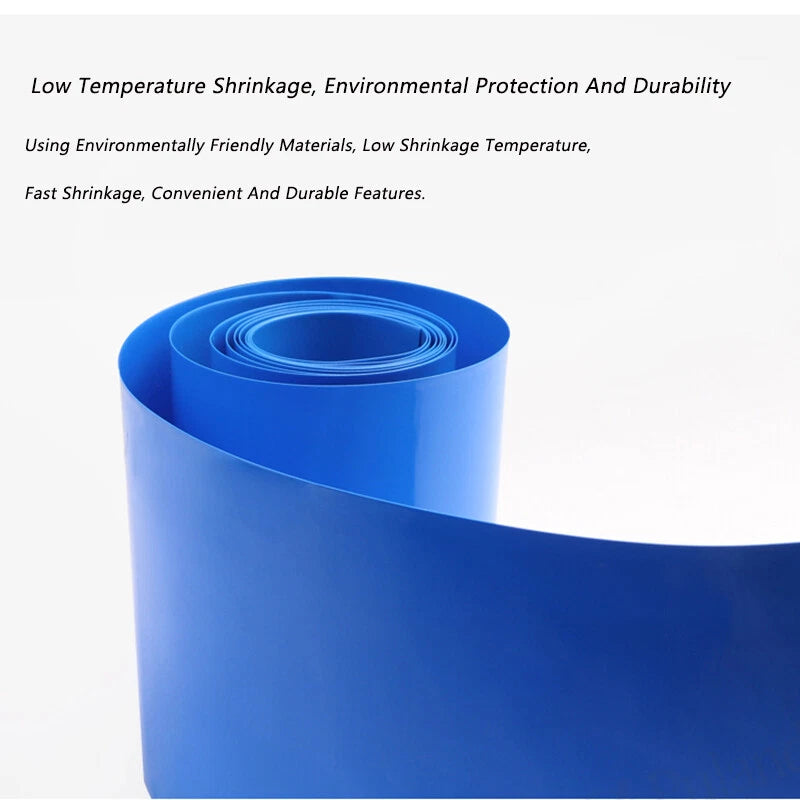 PVC Heat Shrink Tubing 2:1 Ratio – Flat Shrinkable Tube for Wire & Cable (7mm–23mm)