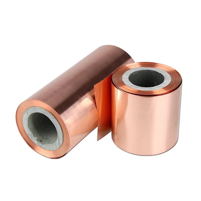 T2 Copper Sheet Foil Strip Roll 200mm*1000mm Thick: 0.03mm-0.4mm Multiple Size