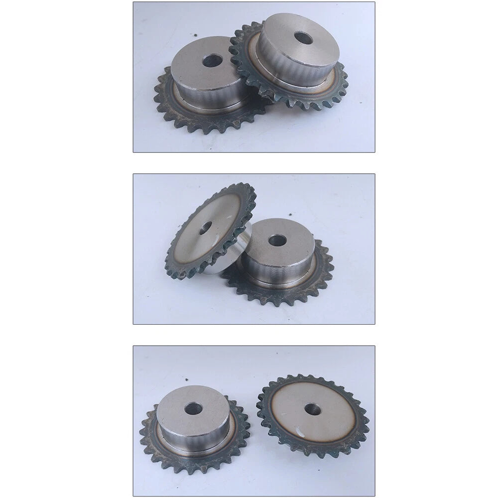 Simplex Sprocket Wheel for #40 ( 08B ) Roller Chain, 9T to 60T, Pitch 1/2" inch