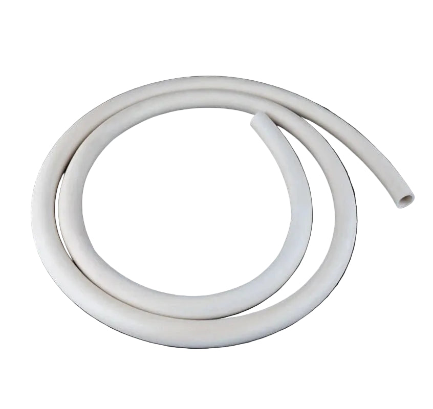 White Flexible Rubber Vacuum Tube — Laboratory Hose Pipe ID 1.5mm–12mm
