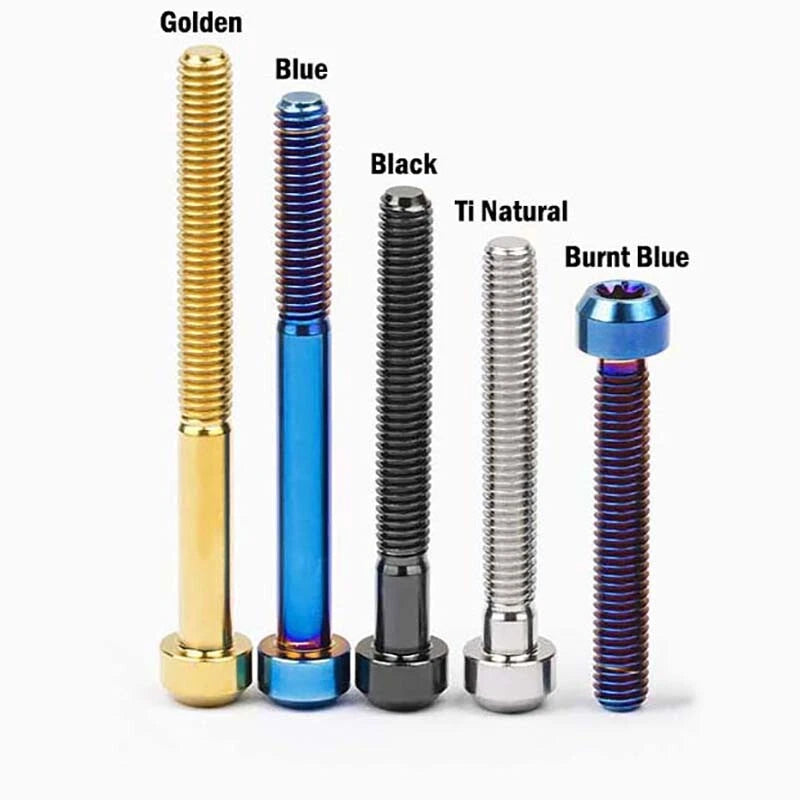 M5 M8 Titanium Socket Cap Head Torx Screws – Grade 10.9, Fully Threaded (10–60mm)