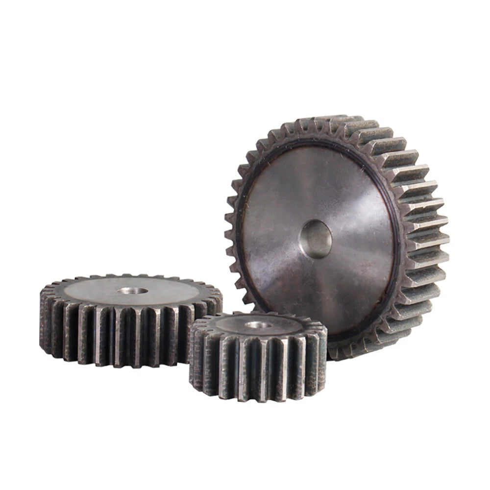 1 Mod Cylindrical Spur Gear 12-160 Tooth Diameter 14mm - 162mm 45# Carbon Steel