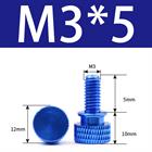 M3 M4 Anodized Aluminum Thumb Screws — Knurled Head Hand Bolts for PC Case, Fishing Rigs & DIY Projects
