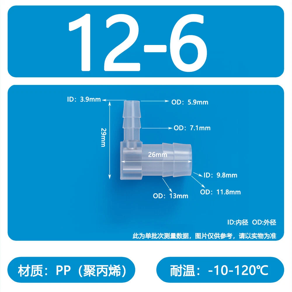 Plastic Pagoda Tubes Reducer Joint 2 3 4Way Hose Connector Tube Splitter Fitting