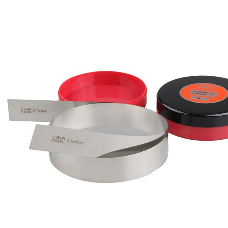 Stainless Steel Shim Sheet — Precision Foil & Gasket Stock, 25mm Wide, 0.01mm–1.5mm Thick