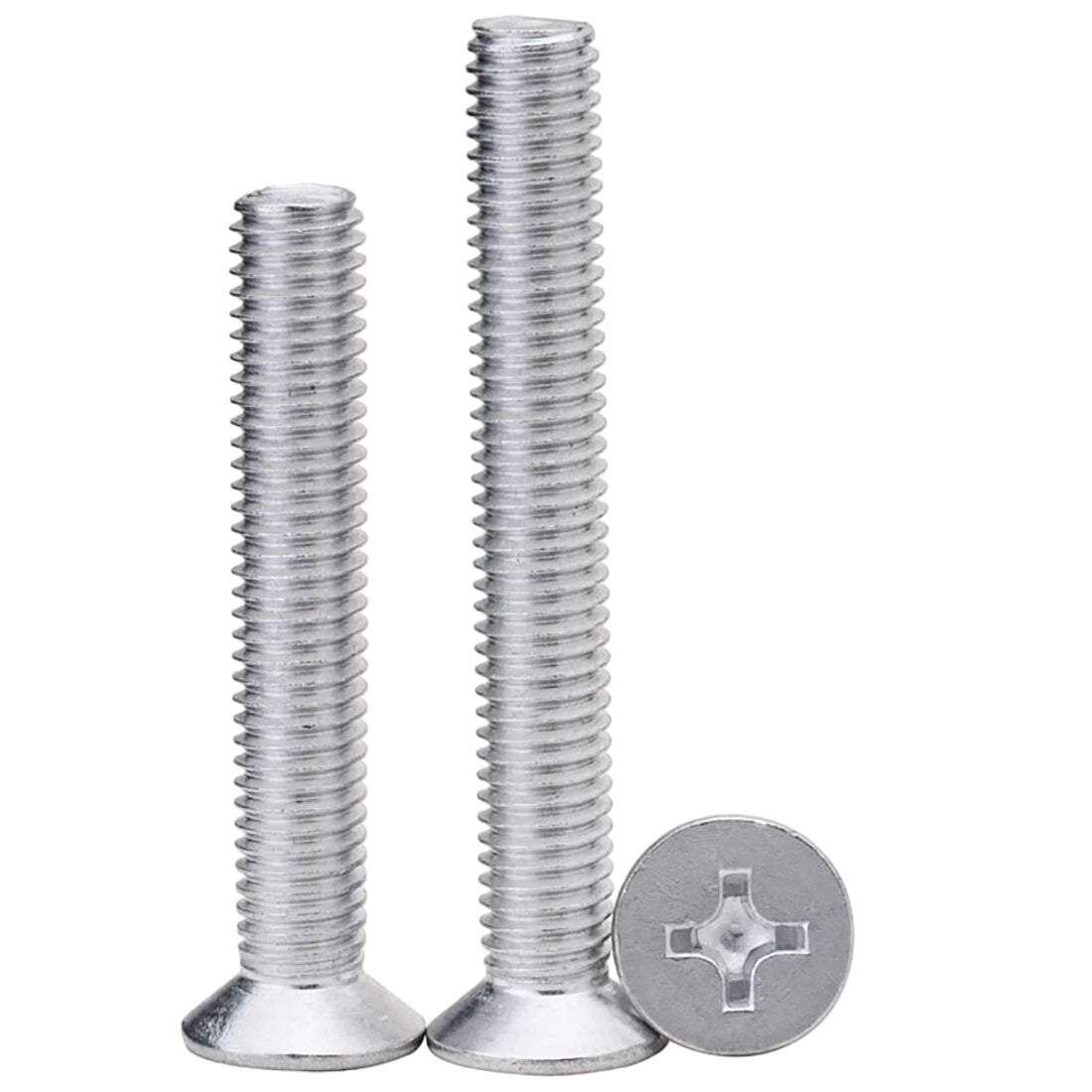 M3-M10 Aluminum Alloy Phillips Countersunk Flat Head Machine Screws | Anodized