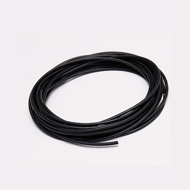 Black Fluorine Rubber Fuel Hose — Petrol & Oil Line Tube 2mm–16mm ID