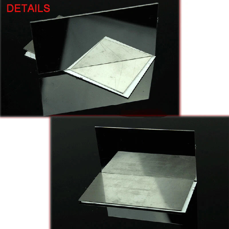 Thick 1mm-3mm 8K Mirror Stainless Steel Sheet Polished Bright Plate 100*100mm