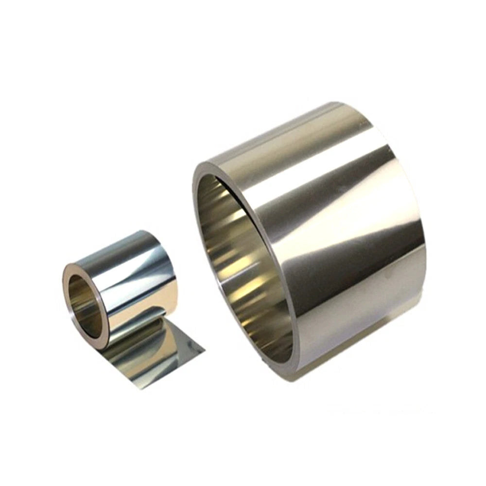 304 Stainless Steel Thin Plate Band Foil Sheet 0.05mm-1mm Thick Metal Strip Roll