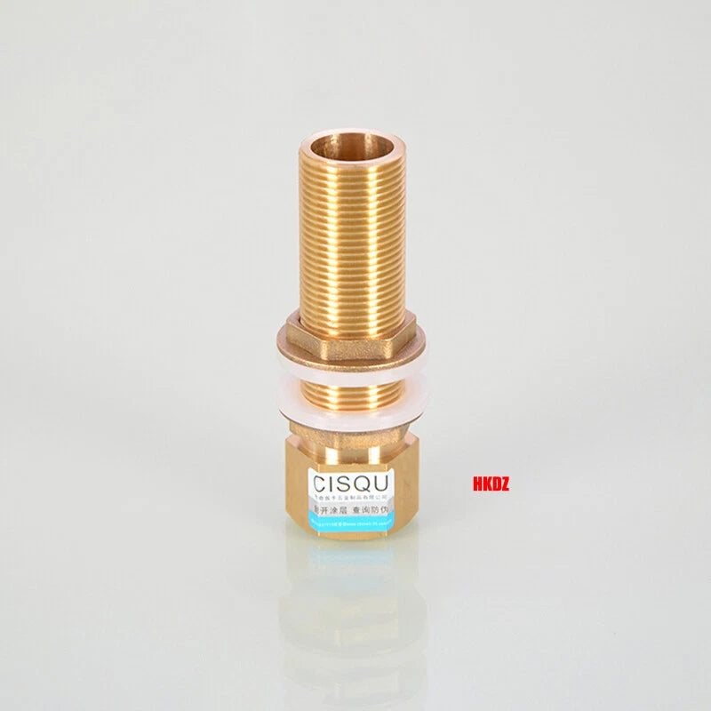 1 2" 3 4" 1" BSP Brass Hex Lock Nuts Flange Pipe Fittings Tank Thread Connection