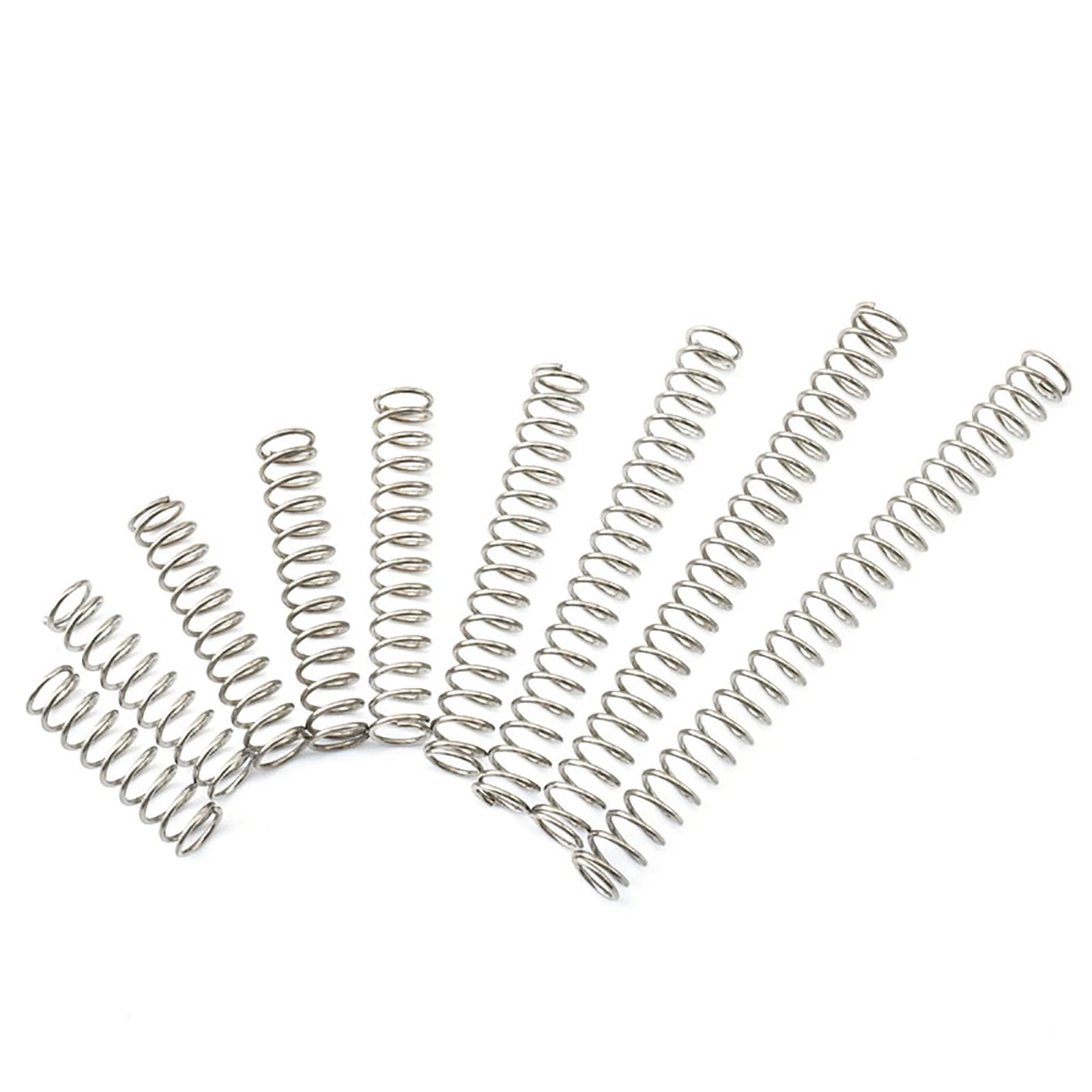 Stainless Steel Compression Springs Spring Ø0.6mm/0.7mm/0.8mm wire ,  L= 10-50mm