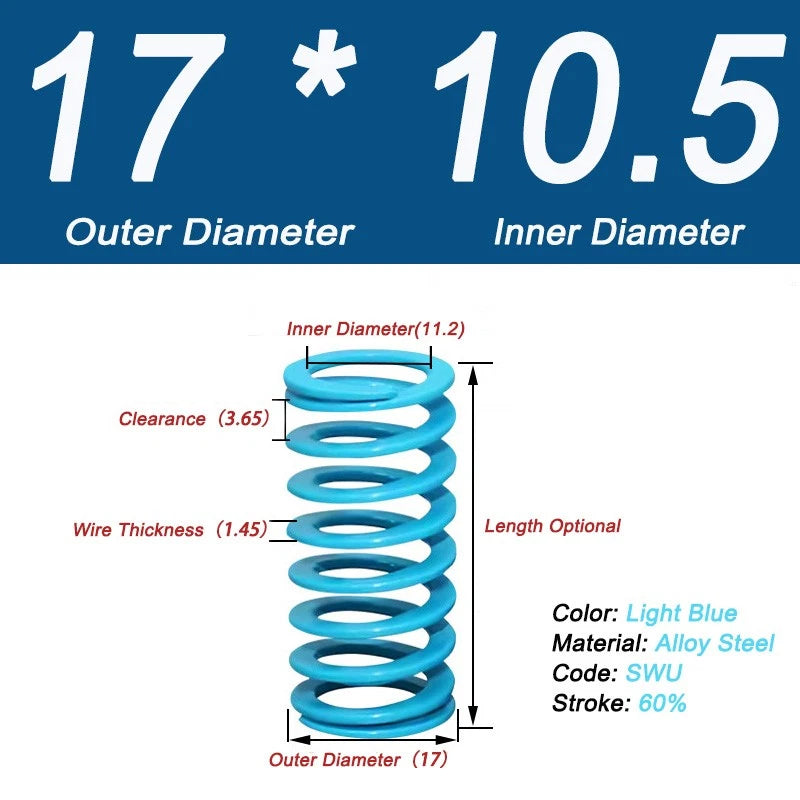 Compression Rate 60% Heavy Duty Stiff Heavy Load Die Spring Compression Spring