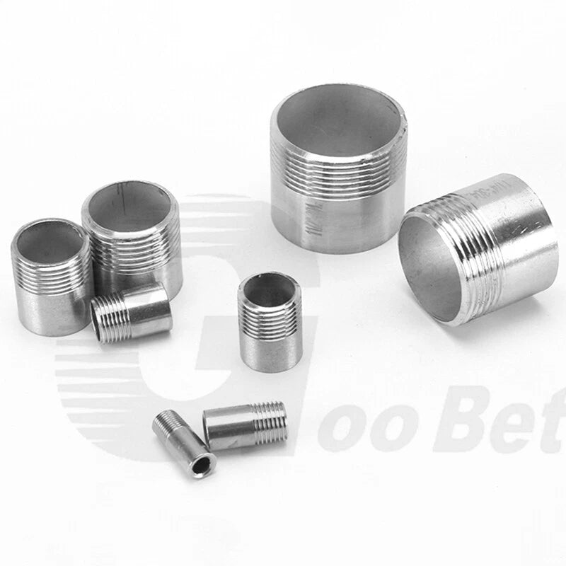 Stainless Steel 304 Weld Nipple Connector — BSP 1/4" to 4" Threaded Pipe Fitting