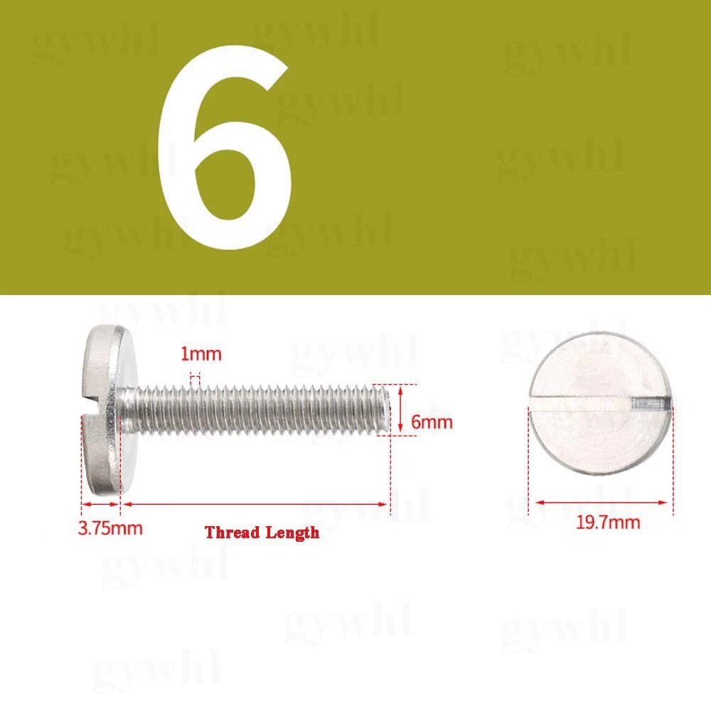 M2–M6 Slotted Round Head Machine Screws | A2 Stainless Steel | DIN 85