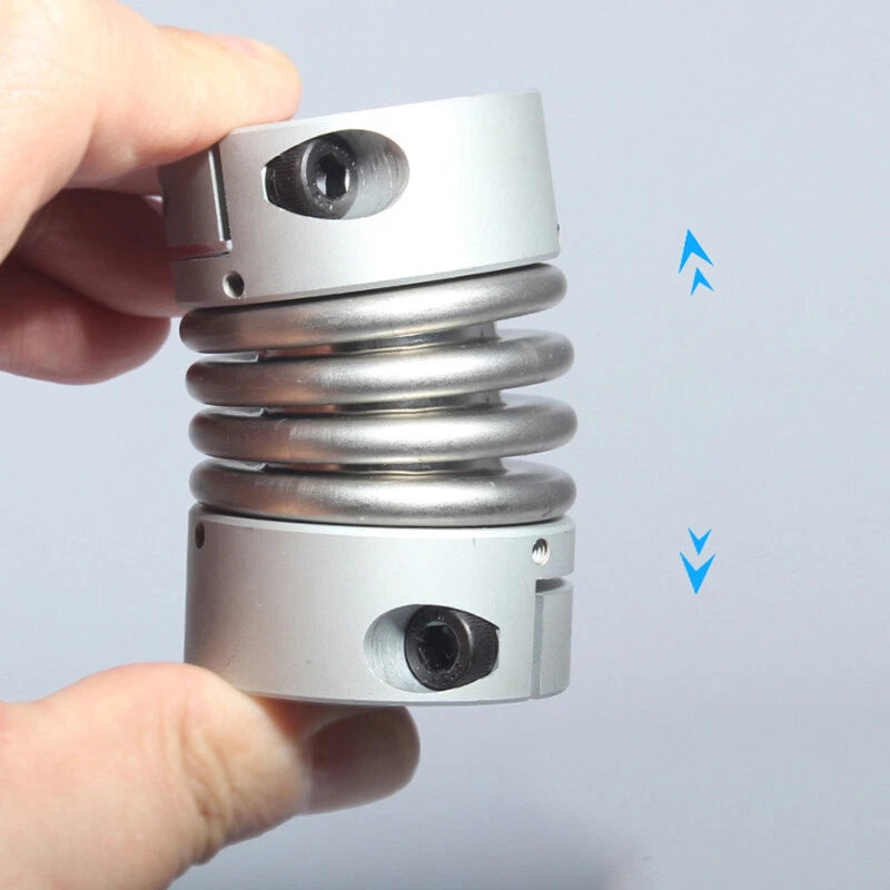 Flexible Shaft Coupling Connector Coupler CNC Aluminum Alloy Bellows 3mm-45mm