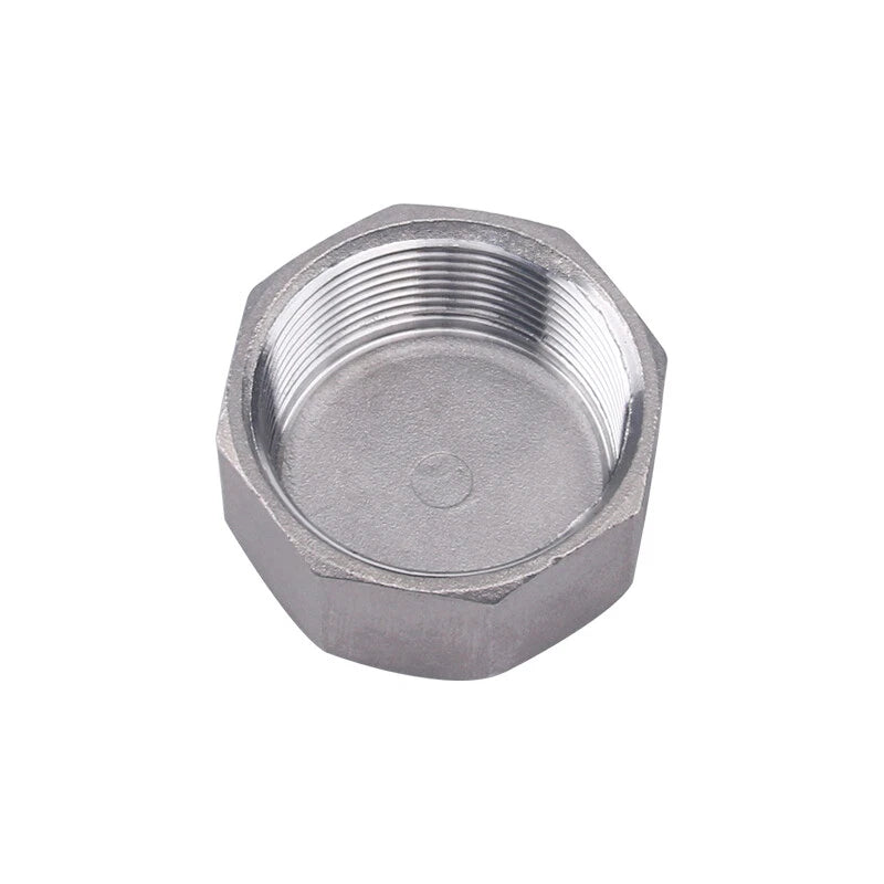 304 Stainless Steel BSP Hex End Cap Female Thread Pipe Fitting 150LB