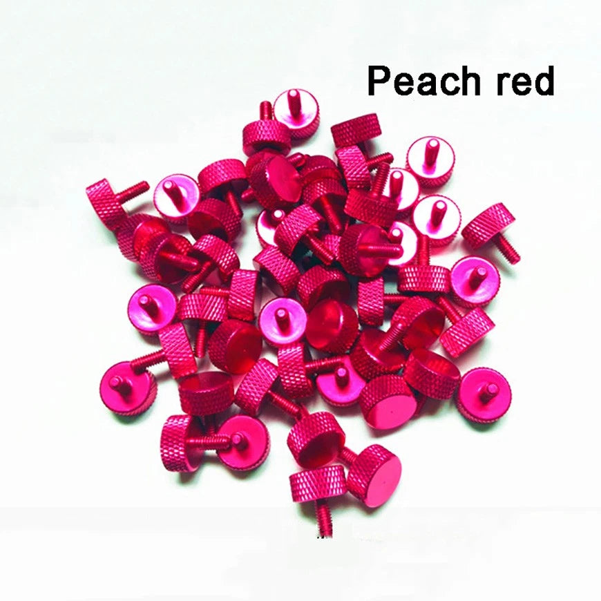 M3 Aluminum Anodized Knurled Thumb Screws for PC Case — 5 / 6 / 8mm
