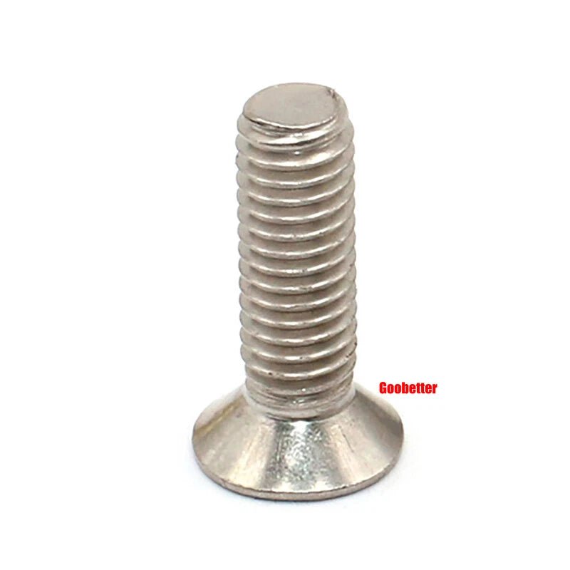 304 Stainless Steel Phillips Flat Head Machine Screws M1–M6 | Countersunk Bolts - HomeDIYer